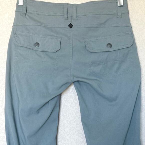 Prana Halle Convertible Hiking Pant Straight – Women’s Size 2 Smoky Blue Green - Picture 6 of 12